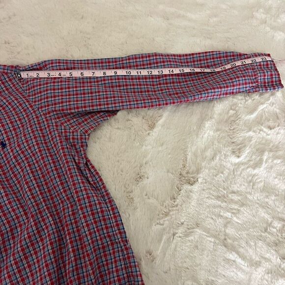 Polo Ralph Lauren Button Down Shirt Collared Plaid Red Blue White Yellow Men’s L - Picture 13 of 13